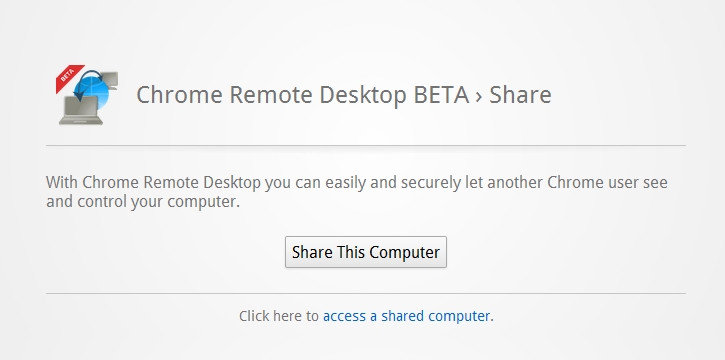 Remote Desktop Extension