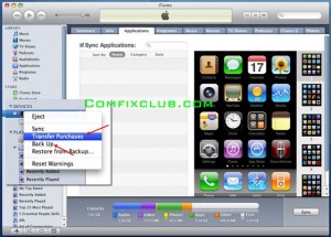 Backup iPhone by iTunes iCloud1