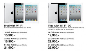 iPad 3 ราคา
