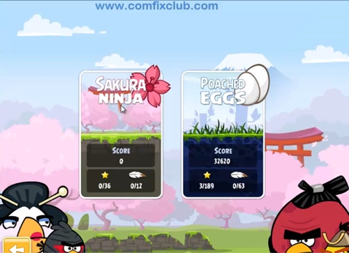 Angry Birds Sakura Ninja