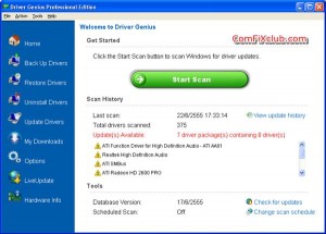 วิธีสํารองไดร์เวอร์ Backup Driver ด้วย Driver Genius Professional