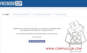 Facebook2Zip