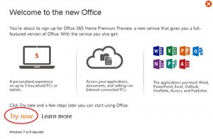 Microsoft Office 2013 Customer Preview