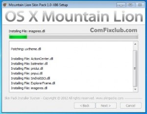 OS X Mountain Lion Theme for Windows 7