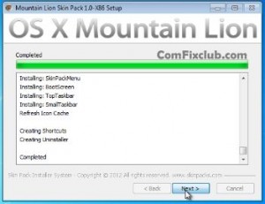 OS X Mountain Lion Theme for Windows 7