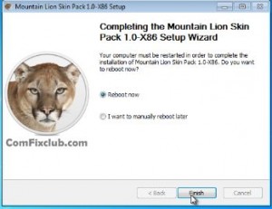 OS X Mountain Lion Theme for Windows 7