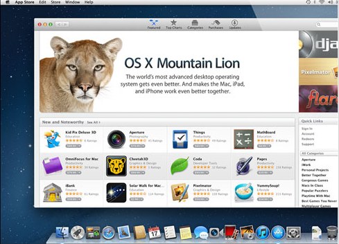 OS X Mountain Lion Upgrade