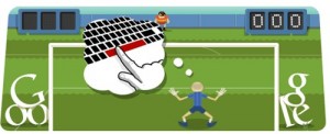 วิธีเล่นเกม London 2012 football บน Google