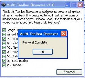 ลบ Toolbar ทีละเยอะๆ ด้วย Multi-Toolbar Remover