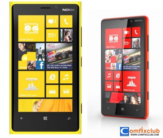 ราคา Nokia Lumia 920 ราคา Nokia Lumia 820
