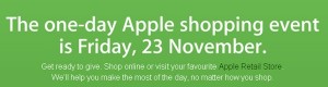 Apple Store Australia Black Friday 2012