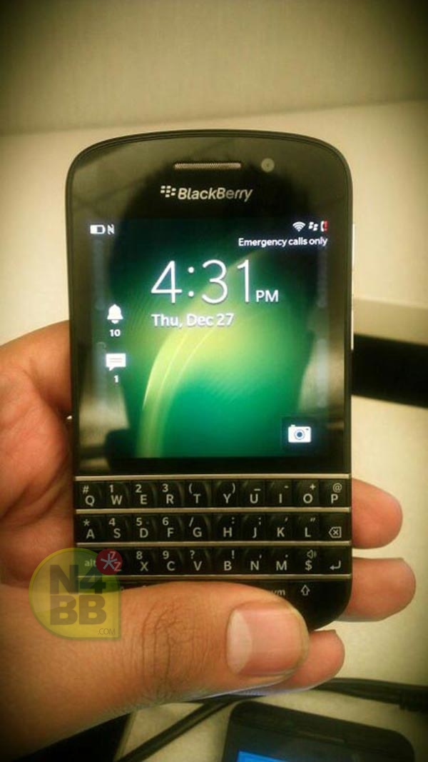 ภาพหลุด BlackBerry X10 (N-Series) ใช้ BB10 