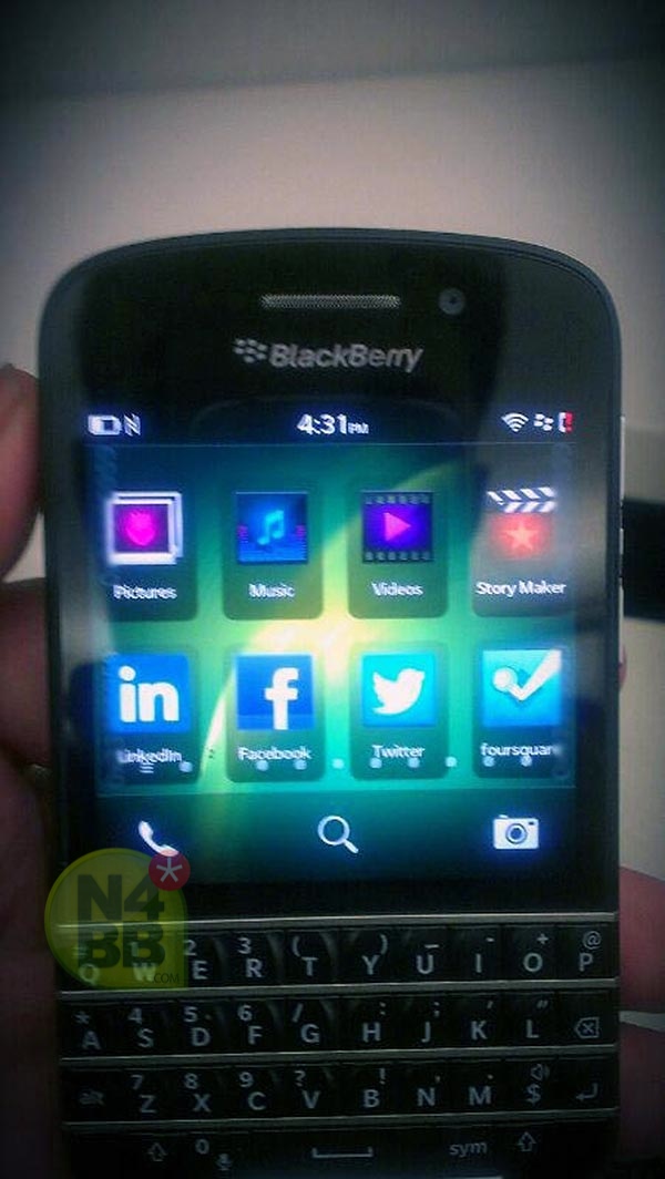 ภาพหลุด BlackBerry X10 (N-Series) ใช้ BB10