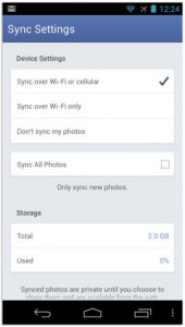 Photo Sync คืออะไรใน Facebook วิธีตั้งค่า Photo Sync