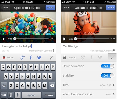 YouTube Capture บันทึกวิดีโอแล้วใส่ฟิลเตอร์แบบ Instagram ได้ทันที