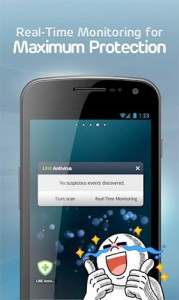 LINE Antivirus โปรแกรมป้องกันไวรัส android จาก Line NEVER