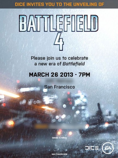 Battlefield 4 GDC 2013