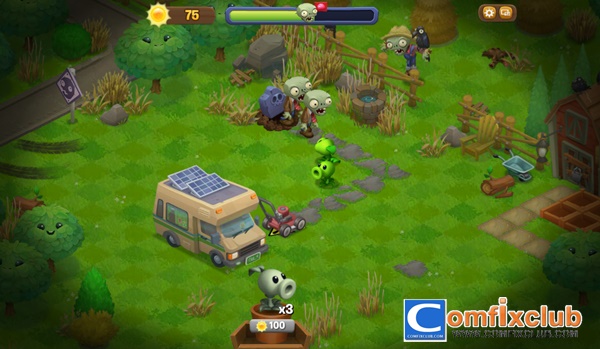 Plants vs Zombies Adventures ภาค 2 เล่นบน Facebook