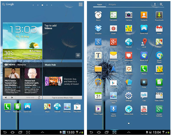 Samsung Galaxy Tab 7.7 อัพเดท Android 4.1.2 Jelly Bean ได้แล้ว
