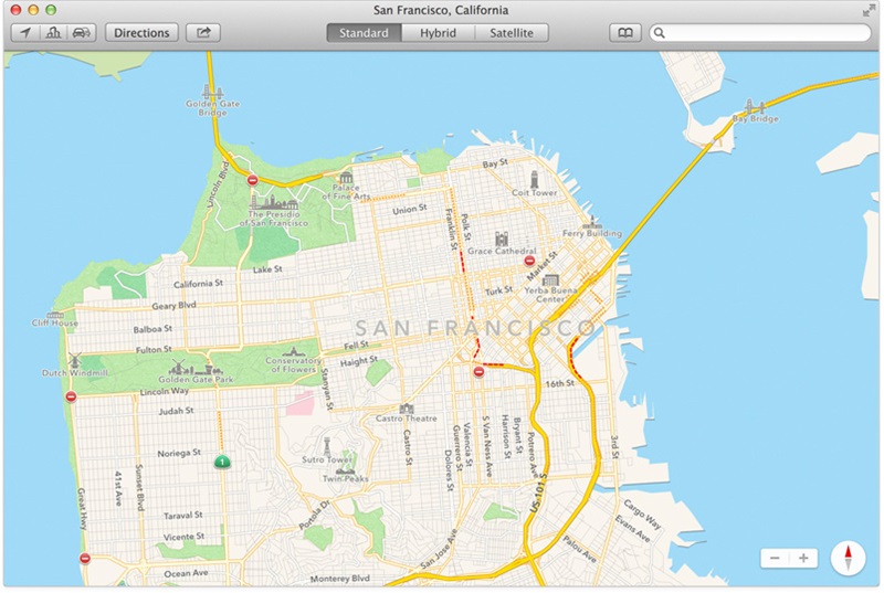 OS X Map