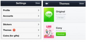 LINE iPhone อัพเดทเปลี่ยน Theme ได้แล้ว