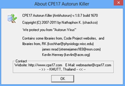 CPE17 Autorun Killer